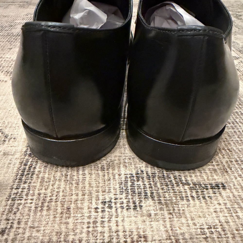 Men's Black PRADA lace oxford shoe size 10 - Picture 4 of 11